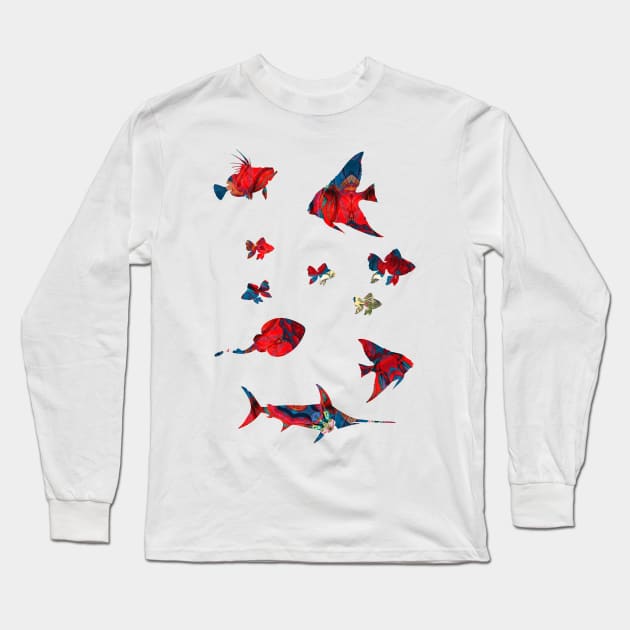 fishes #fish Long Sleeve T-Shirt by JBJart